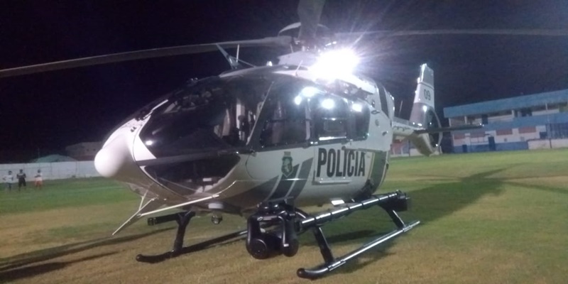 Paciente é transferido de Helicóptero para Fortaleza