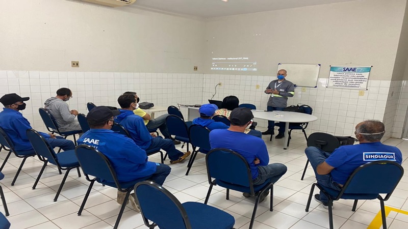 Técnicos do SAAE participam de curso de capacitação