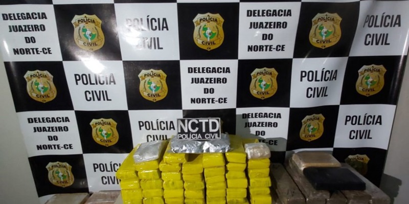 75 kg de drogas são apreendidas pela Polícia em Juazeiro do Norte