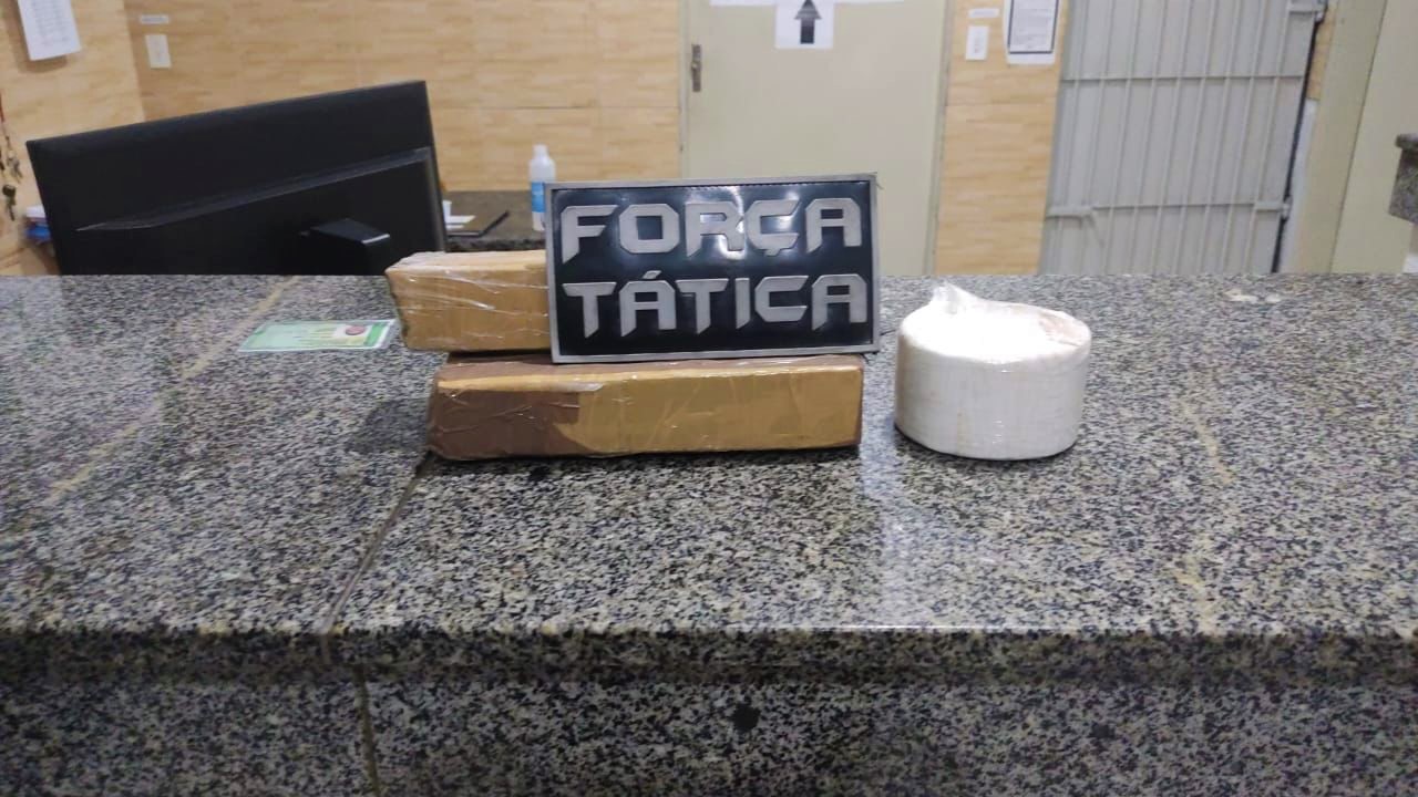 Força Tática apreende mais de 2kg de drogas destinadas ao município de Arneiroz