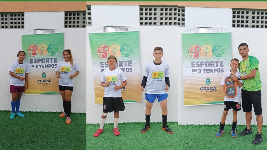 Alunos do Programa Esporte em 3 tempos recebem material
