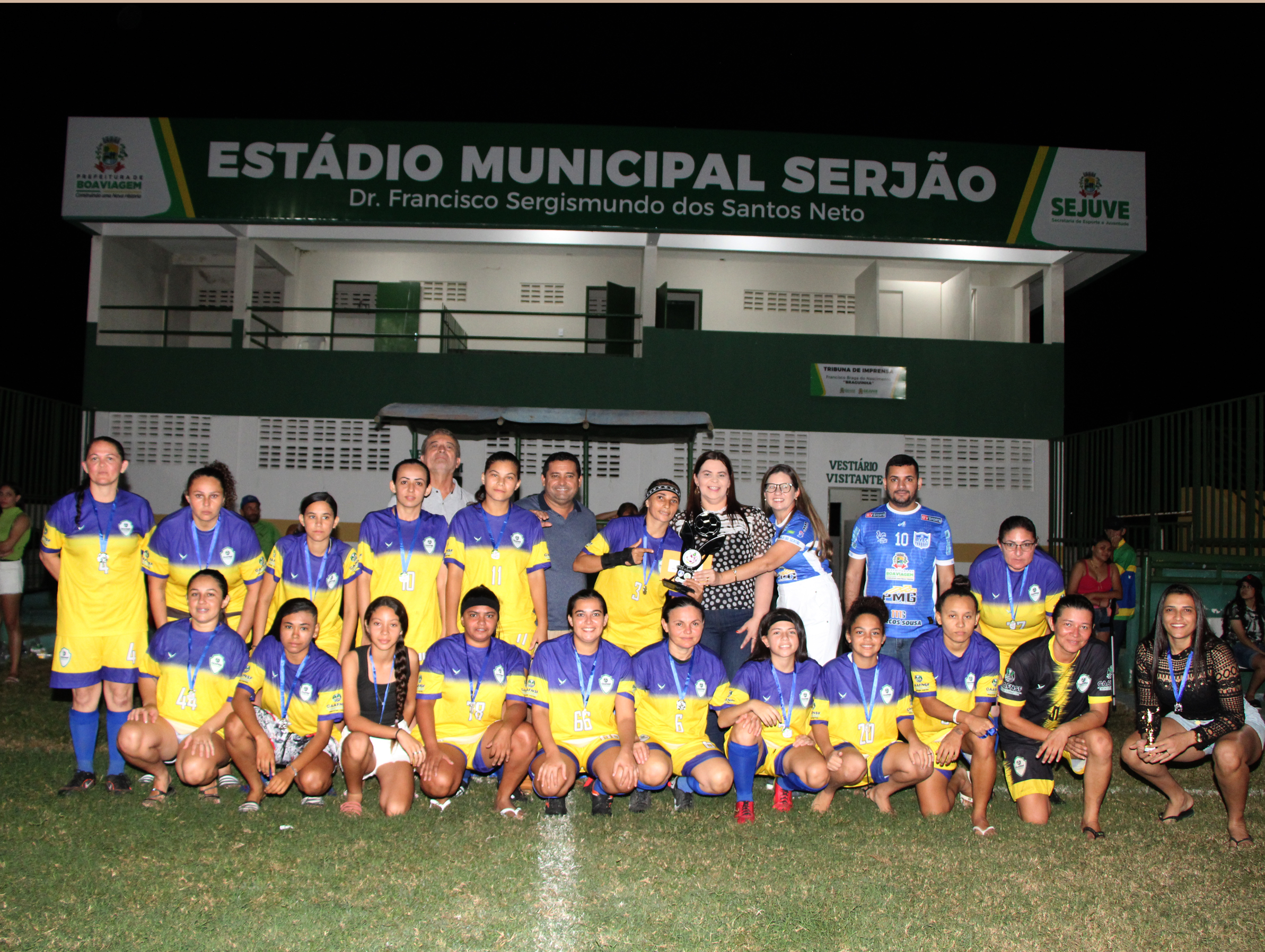 FUTEBOL FEMININO – Cruzeiro de Olho Dágua Seco vence Taperinha e conquista o título