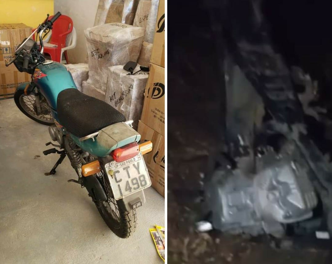 Quiterianópolis: moto furtada é encontrada desmontada
