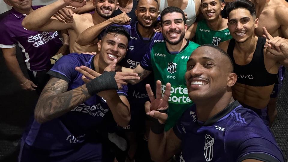 Autor de 3 gols em goleada, Saulo Mineiro celebra volta do Ceará ao G4: ‘É não sair mais’