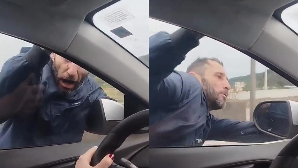 Homem fica pendurado no carro de vítima durante tentativa de assalto, em Santa Catarina