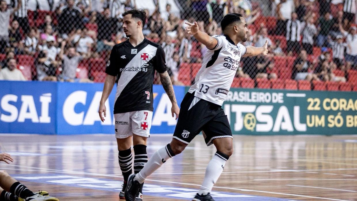 Ceará x Traipu/AL pelo Brasileiro de Futsal: veja horário, onde assistir e escalações