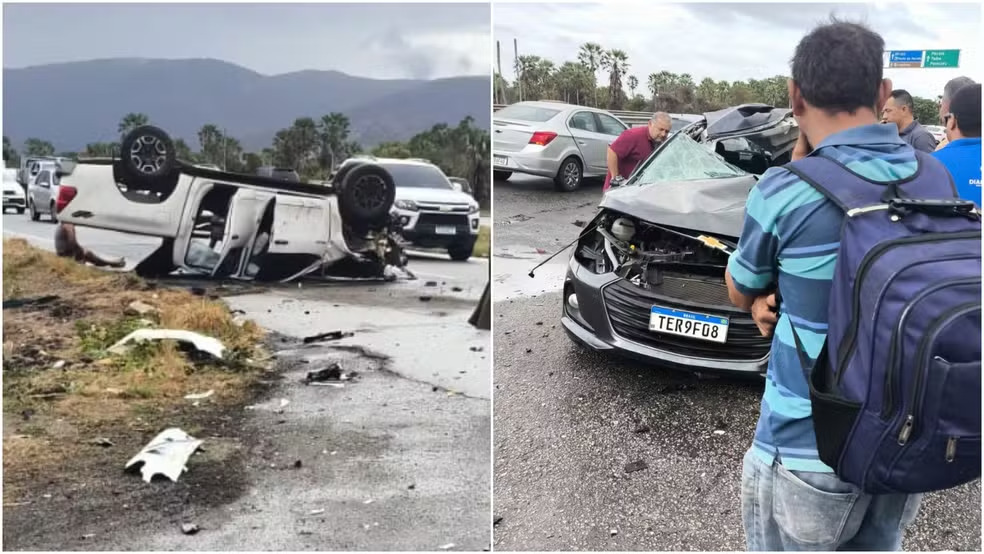 ACIDENTE – Homem morre e outro fica ferido em grave acidente na CE-085, em Caucaia