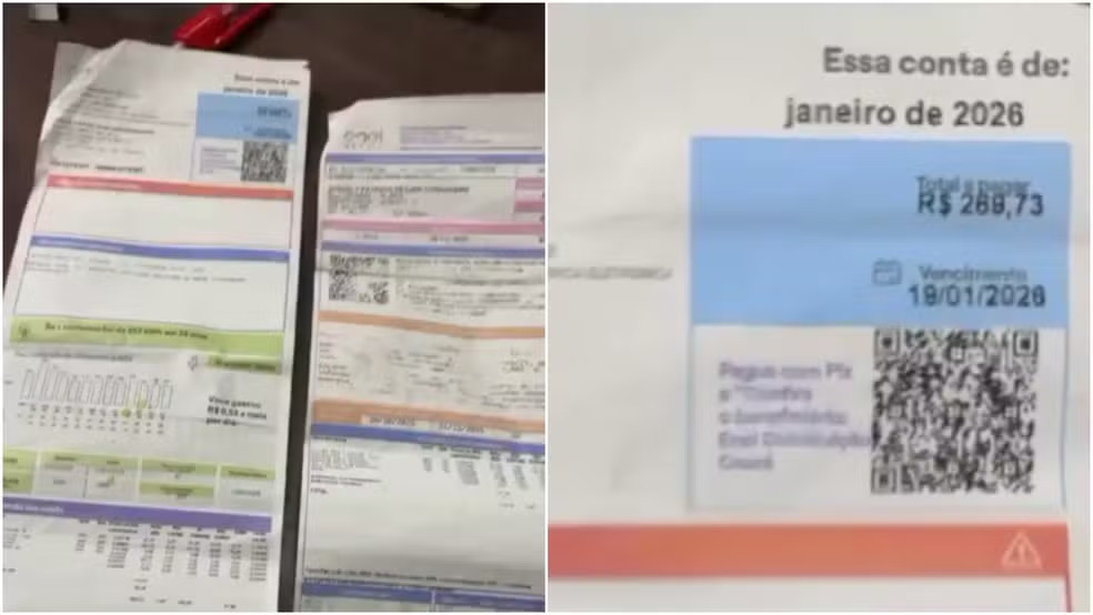 NEGÓCIOS – mulher confunde conta de luz com golpe, mas modelo da fatura mudou; entenda