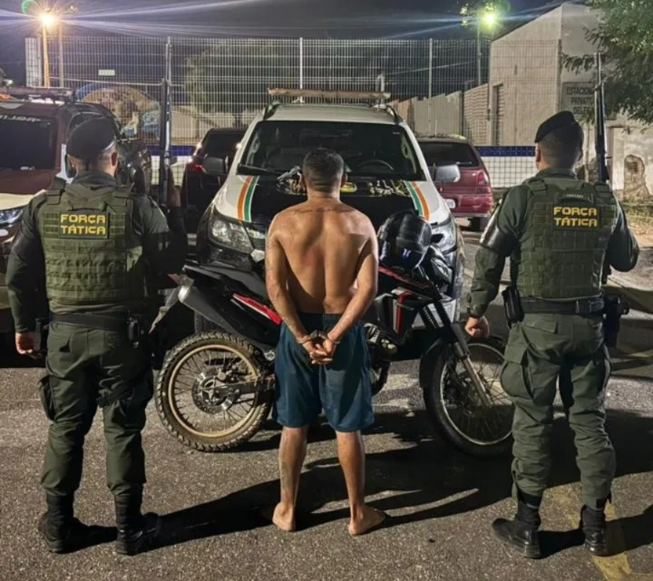 POLÍCIA – COTAR e Força Tática, capturam em Independência o acusado que matou a mulher à tiros