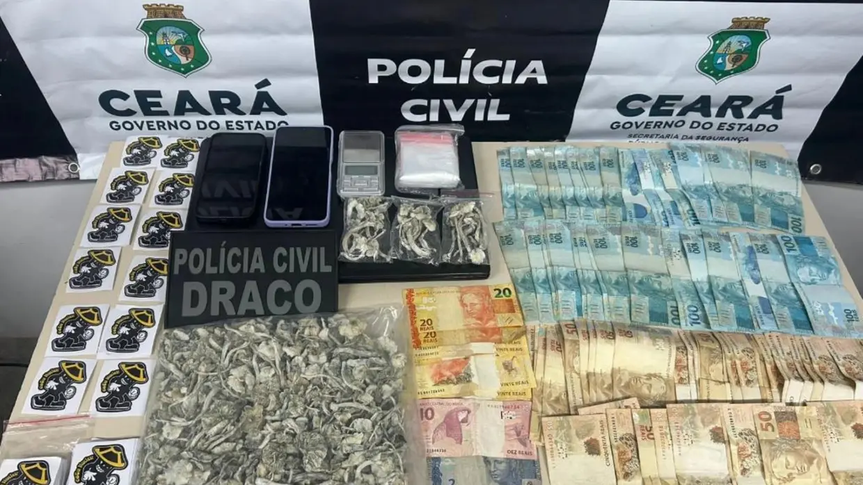 POLÍCIA – Jovem é preso por vender ‘cogumelos mágicos’ em hotel de Jericoacoara