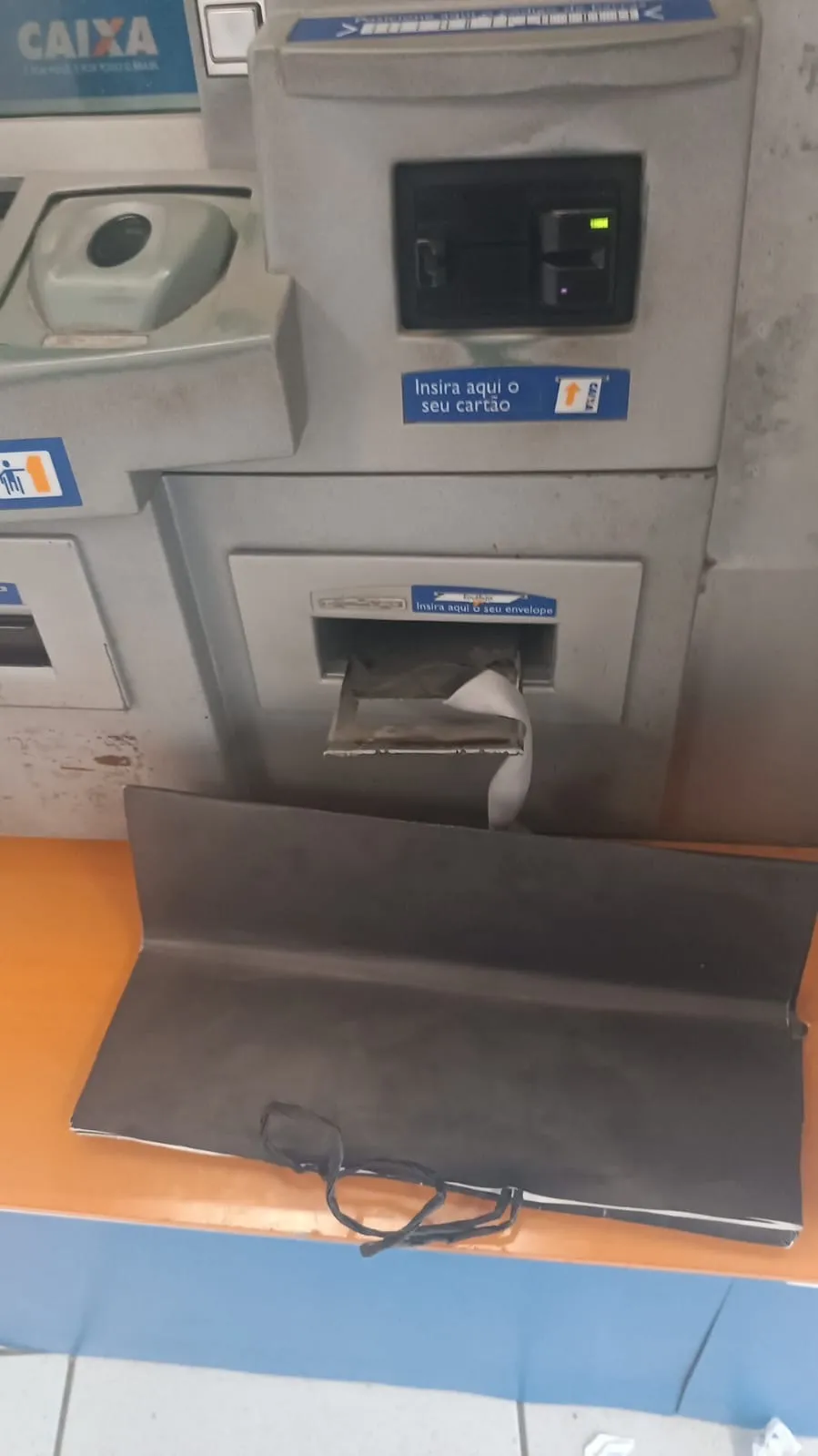 POLÍCIA – Caixa eletrônico é violado em agência bancária em Santa Quitéria