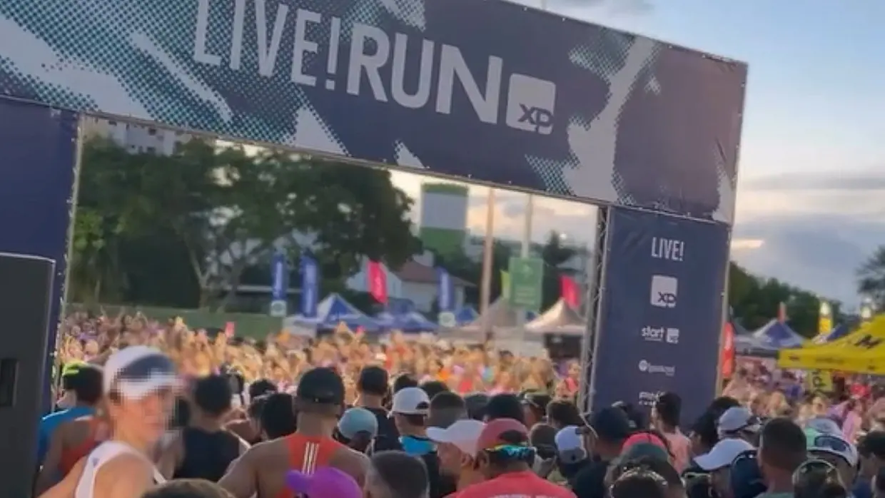 IMPRUDÊNCIA – Motociclista invade percurso de corrida e atinge atleta em Fortaleza
