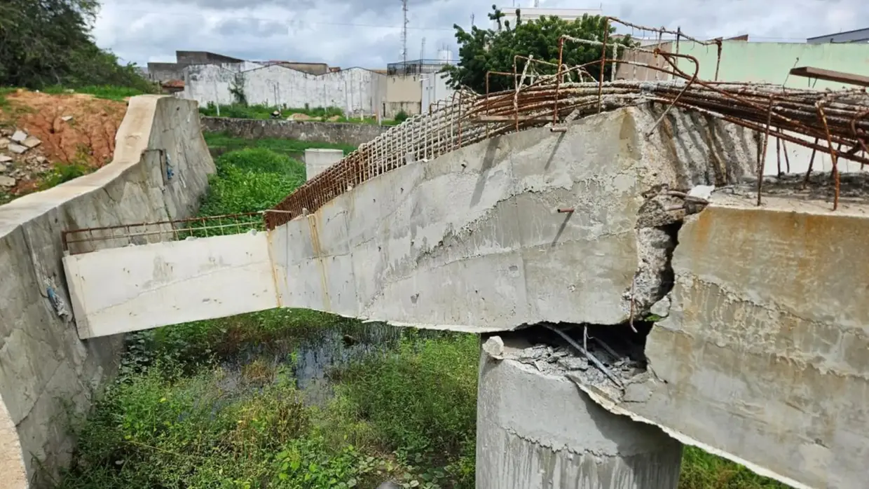 REGIONAL – Ponte de R$ 2,3 mi desaba em Nova Russas três meses antes de ser entregue
