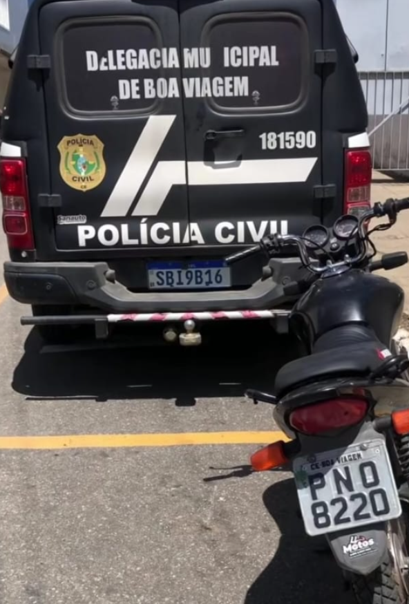 POLÍCIA – Moto furtada é recuperada pelo CP RAIO em Boa Viagem
