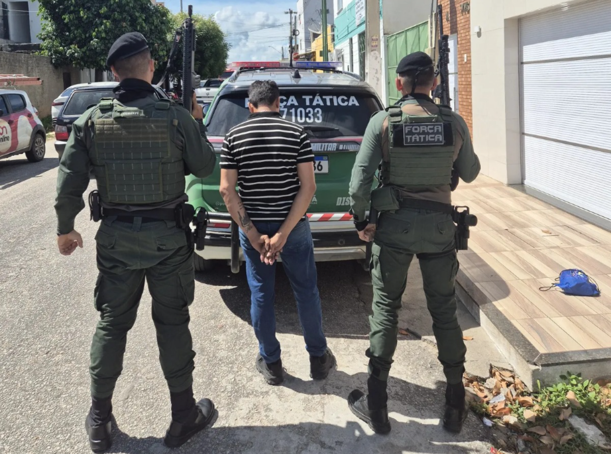 POLÍCIA – Cumprimento de mandado de prisão em Santa Quitéria