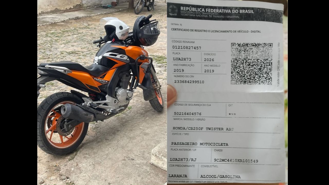 POLÍCIA – Motorista de aplicativo tem motocicleta roubada durante corrida em Boa Viagem