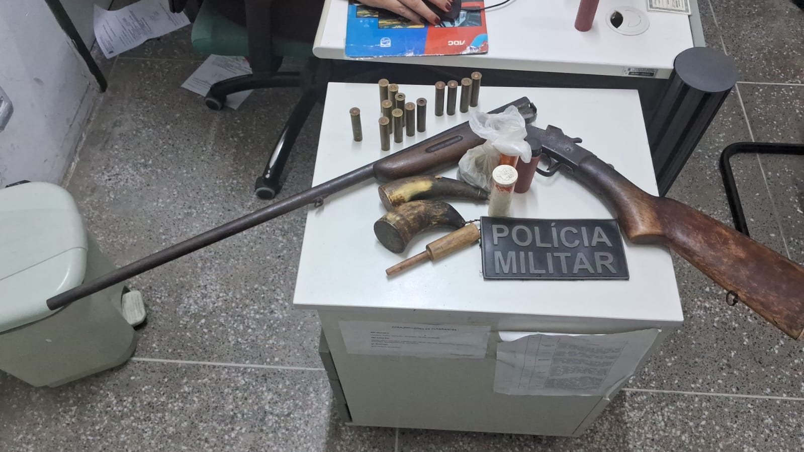 REGIONAL – Suspeito foge ao perceber a aproximação da Polícia Militar e arma é apreendida na zona rural de Itatira