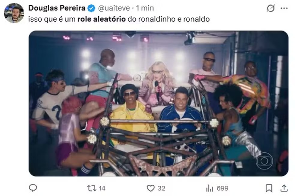 BRASIL NA FINAL DA COPA – Ronaldinho fala de ligação de Madonna: ‘Me tratou com muito carinho’; veja bastidores de encontro na Copa