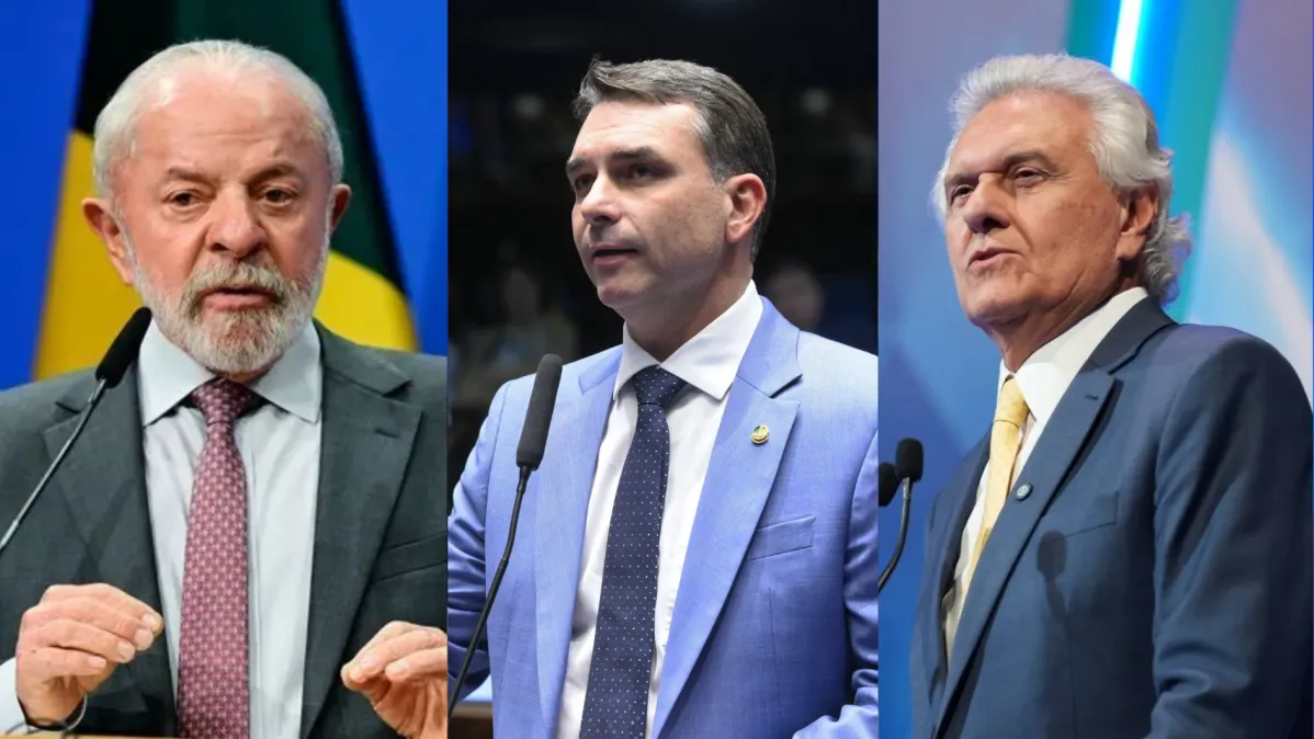 POLÍTICA – Lula empata com Flávio e Caiado no 2º turno