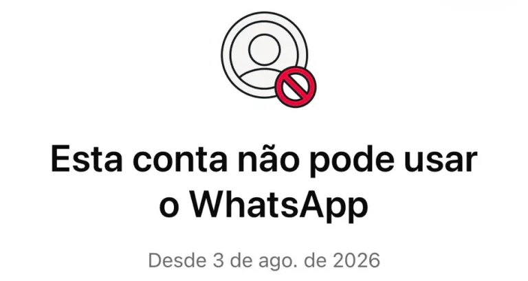 TECNOLOGIA – Usuários relatam que WhatsApp suspendeu contas sem aviso prévio