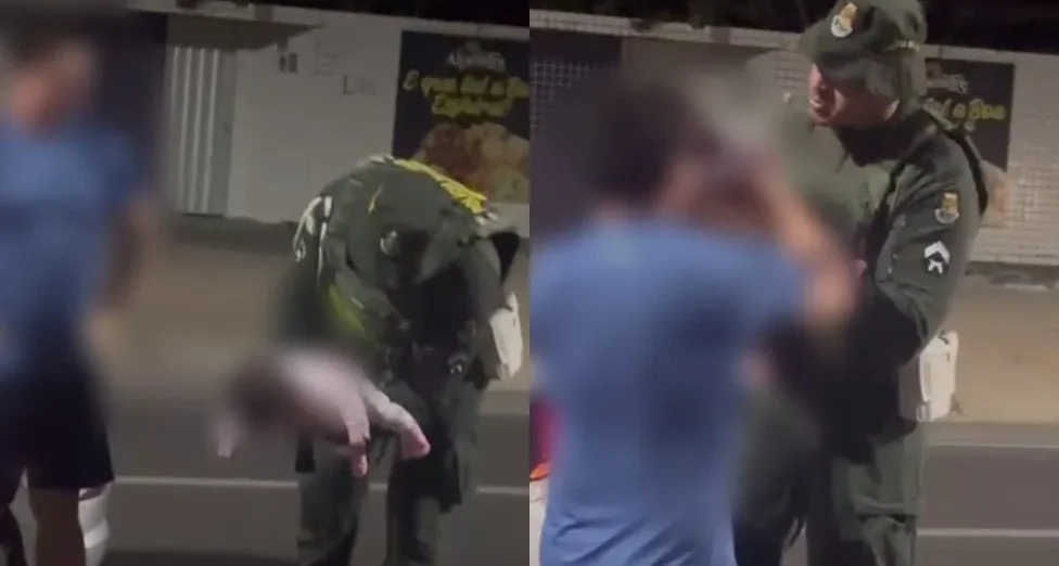 REGIONAL – Bebê é salvo de engasgo em Maranguape após manobra de policial militar