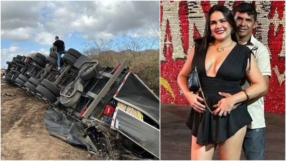 CEARÁ – ‘A dor maior é de ter perdido meu amor’, diz cantora de forró que ficou ferida em acidente que companheiro morreu