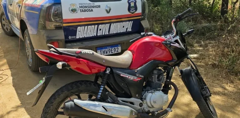 REGIONAL – Monsenhor Tabosa: GCM recupera terceira motocicleta roubada em 48h
