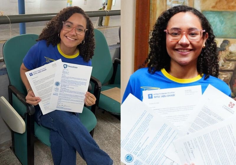 REGIONAL – Filha de mãe não alfabetizada, aluna da rede pública do Ceará passa em Harvard e em mais 3 universidades internacionais com 17 anos