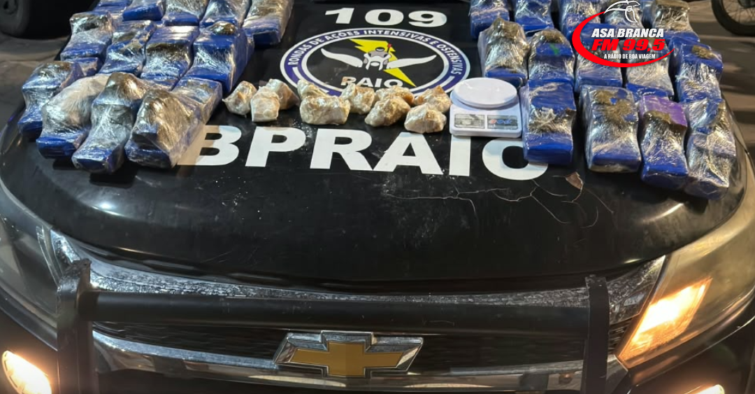 POLÍCIA – PMCE apreende mais de 33 kg de drogas e prende homem por tráfico em Sobral