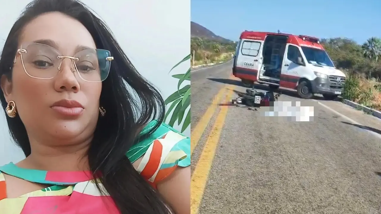 REGIONAL – Professora de Itapipoca morre após atropelar cachorro, cair de moto e ser atingida por carro
