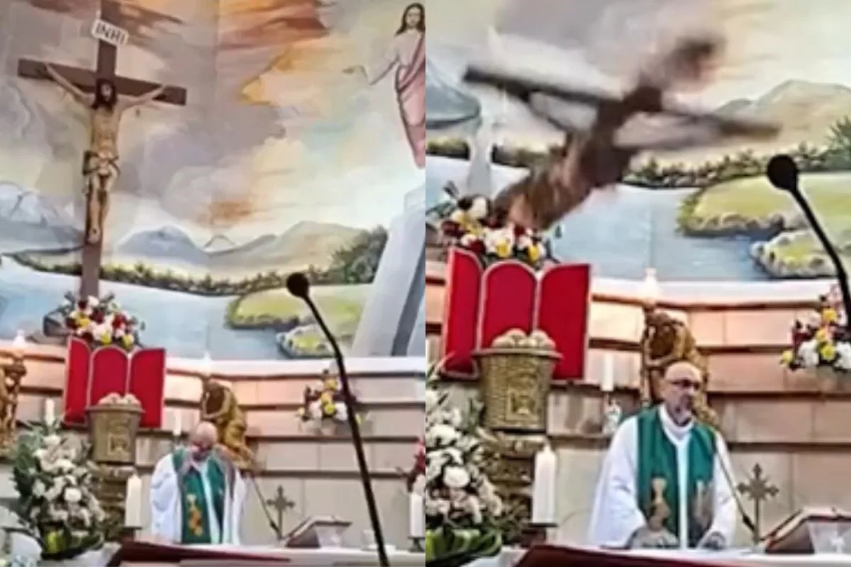 MUNDO – Padre morre após ser atingido por cruz durante missa no Equador